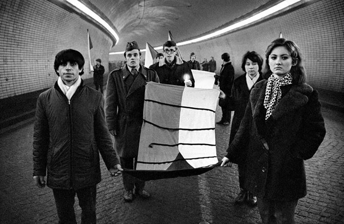 Jovan Dezort, z výstavy JAN PALACH 16. � 25. 1. 1969