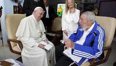 Pape Frantiek s Fidelem Castrem
