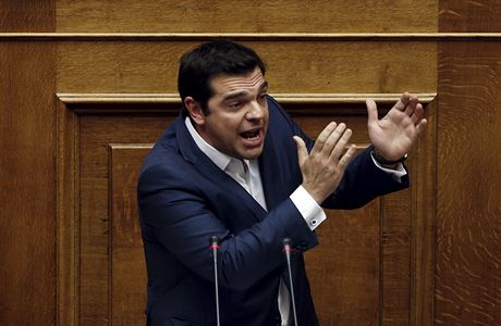 Alexis Tsipras ped hlasováním o dve vlády.