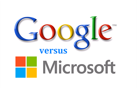 Souboj Google versus Microsoft  ilustraní foto