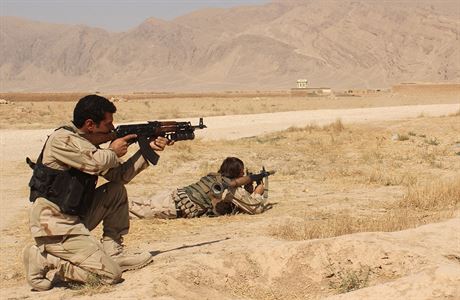 Afghnt vojci v bitv o msto Kunduz.