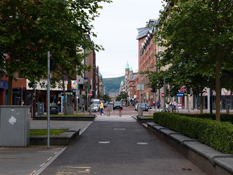 Centrum Belfastu, hlavního msta Severního Irska (ilustraní foto).