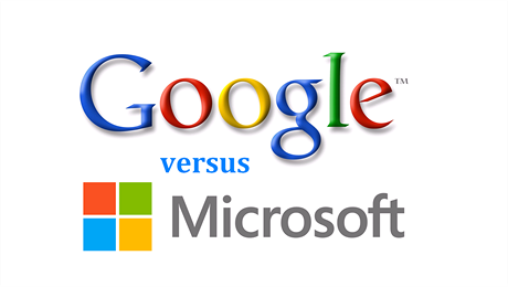 Souboj Google versus Microsoft  ilustraní foto