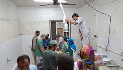 Operaní sál v nemocnici v Kunduzu ped sobotním bombardováním