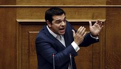 Alexis Tsipras před hlasováním o důvěře vlády. | na serveru Lidovky.cz | aktuální zprávy