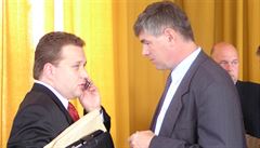 Jaroslav Palas s Jakubem Horákem na archivním snímku.