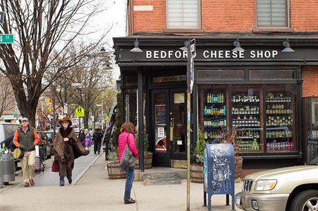 Sýrárna na Bedford Avenue.