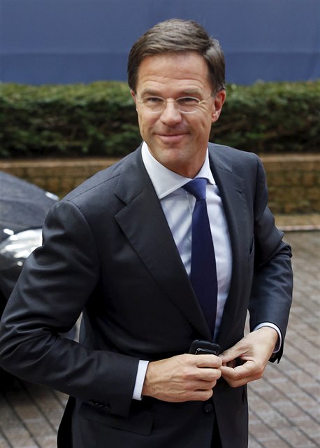Nizozemský premiér Mark Rutte, pedseda Blokovy strany VVD.