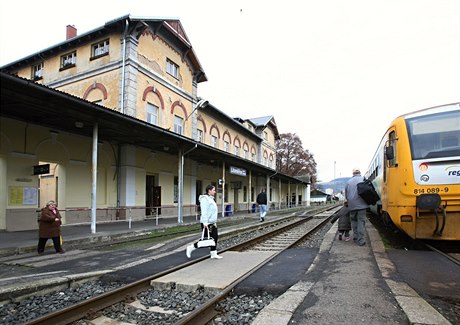 Stanice Litoměřice horní nádraží.
