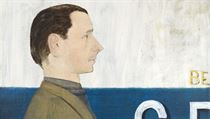 Kamil Lhot�k: B�sn�k Ji�� Kol�� (1947). Olej na pl�tn�, 60 x 70 cm (sb�rka...