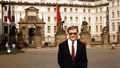Karel Köcher ped Praským hradem, 1987