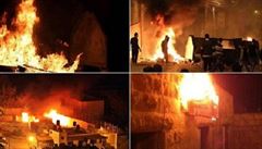 Vzbouření Palestinci zapálili hrobku biblického Josefa, Izrael svolává vojsko