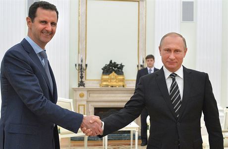 Baár Asad a Vladimir Putin.