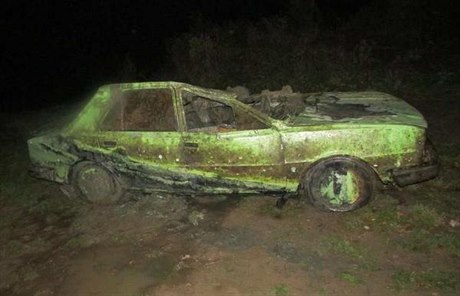 �koda 105, kterou policie na�la 20 let po jejím odcizení.