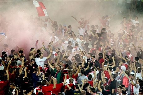 Fotbaloví fanoušci (ilustrační foto).