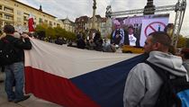 Vtinu akc - v Praze, Brn, Ostrav a st nad Labem - svolal Blok proti...