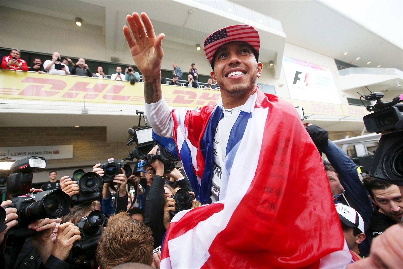 Lewis Hamilton z Mercedesu.