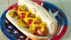 Americká klasika: hotdog.
