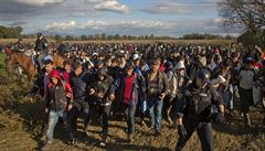 Slovinská policie monitoruje stovky migrant, kteí do zem vstoupili z území...