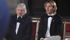 Prezident Milo� Zeman p�i p�íle�itosti výro�í vzniku samostatného...