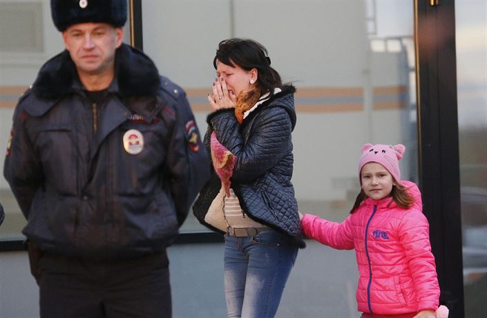 Píbuzní cestujících z havarovaného letu