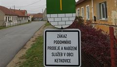 Při vjezdu do Ketkovic by prodejci měli mít jasno: sem nesmíme. | na serveru Lidovky.cz | aktuální zprávy