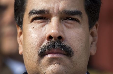 Venezuelský prezident Maduro se svým charakteristickým knírem