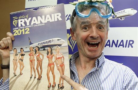 editel spolenosti Ryanair Michael O'Leary s charitativnm kalendem pro rok...