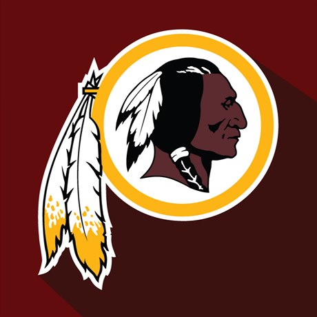 Logo Washingtonu Redskins.