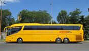 Autobusy s novým označením RegioJet už jezdí na slovenské vnitrostátní lince.