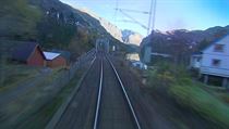 Prvn vlatovka: zbr z cesty vlaku z Bergenu do Osla, 2009.