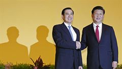 Si Ťin-pching a Ma Jing-ťiou si na úvod setkání podali ruce. | na serveru Lidovky.cz | aktuální zprávy