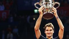 Federer ovldl turnaj v Basileji a rozil svou pardn sbrku na 88 titul