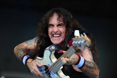 Baskytarista Iron Maiden Steve Harris.