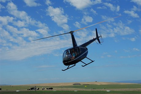 Civilní vrtulník - ilustraní foto