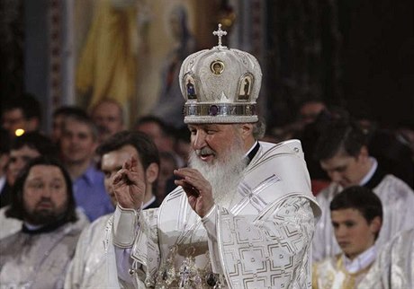 Kirill, patriarcha ruské pravoslavné církve.