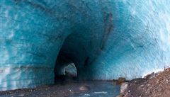 Kverkfjöll, tunel v ledovci.