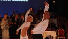 eský tanení pár Martin Macoun - Jitka Boháová.