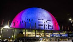 Ericsson Globe Arena ve védském Stockholmu.