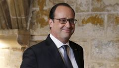 Francouzský prezident Hollande ve Vallett.