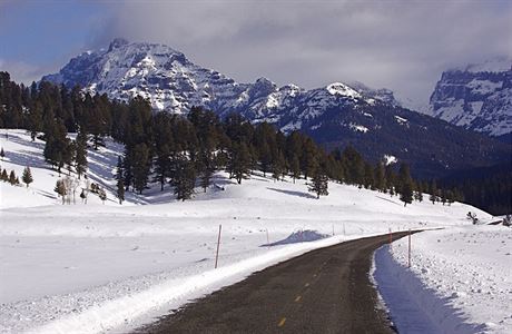 Yellowstonsk nrodn park v zim