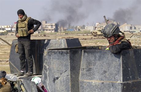 Irácké jednotky v boji s Islámským státem.