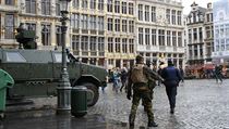 Belgit ozbrojenci v ulicch Bruselu