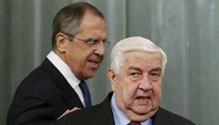 Partnei. Sergej Lavrov a Valíd Mualim, první diplomaté Ruska a Sýrie.