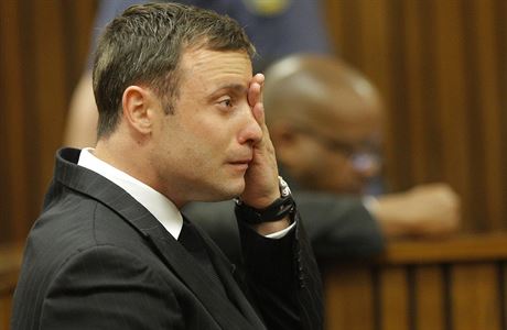 Pistorius bhem soudu plakal.