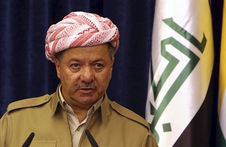 Prezident autonomního iráckého Kurdistánu Masúd Barzání.