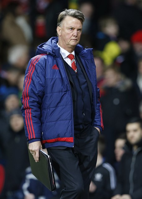 Trenér Manchesteru United Louis van Gaal.