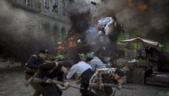 Výbuch pi natáení filmu Koldo Serra v Guernice.