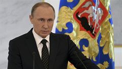 Vladimir Putin podává výroční zprávu o stavu Ruské federace.