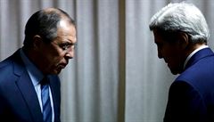 Lavrov se pece jen kvli Aleppu s Kerrym sejde. Budou jednat i se Steinmeierem